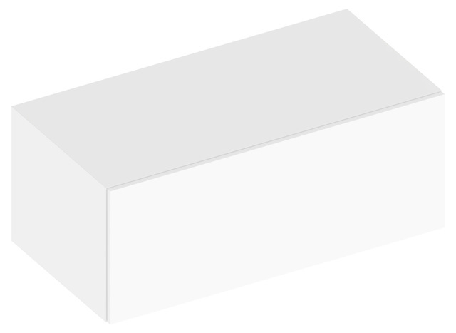 Боковая тумба Keuco Edition 90 39027 380000 1000 x400x485 мм 1 ящик корпус и фасад текстурный лак белый