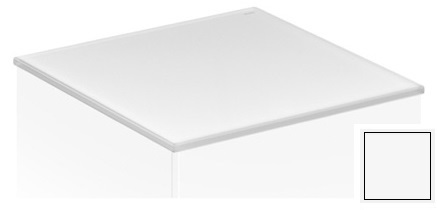 Декоративная верхняя крышка из кристаллина для боковой тумбы KEUCO EDITION 11 31320 279000 Белый матовый