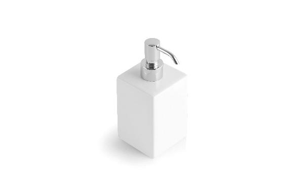Дозатор для жидкого мыла настольный BERTOCCI LE CERAMICHE 123 4607 0000 180 мм, белый/хром (изделие снято с производства)
