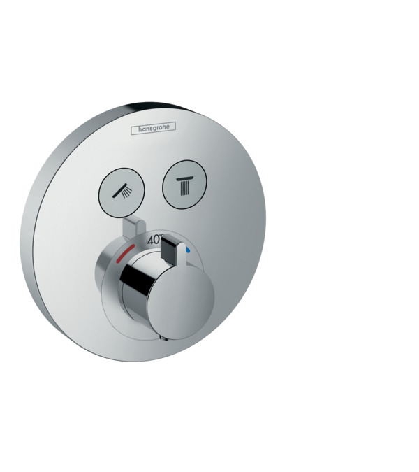 Термостат Hansgrohe ShowerSelect S 15743000 для 2 потребителей хром
