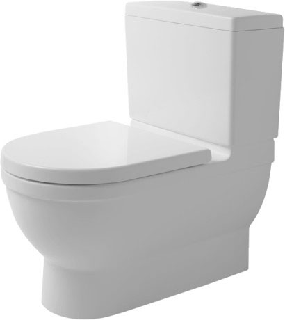 Напольный комбинированный унитаз Duravit Starck 3 Big Toilet 2104090000 белый