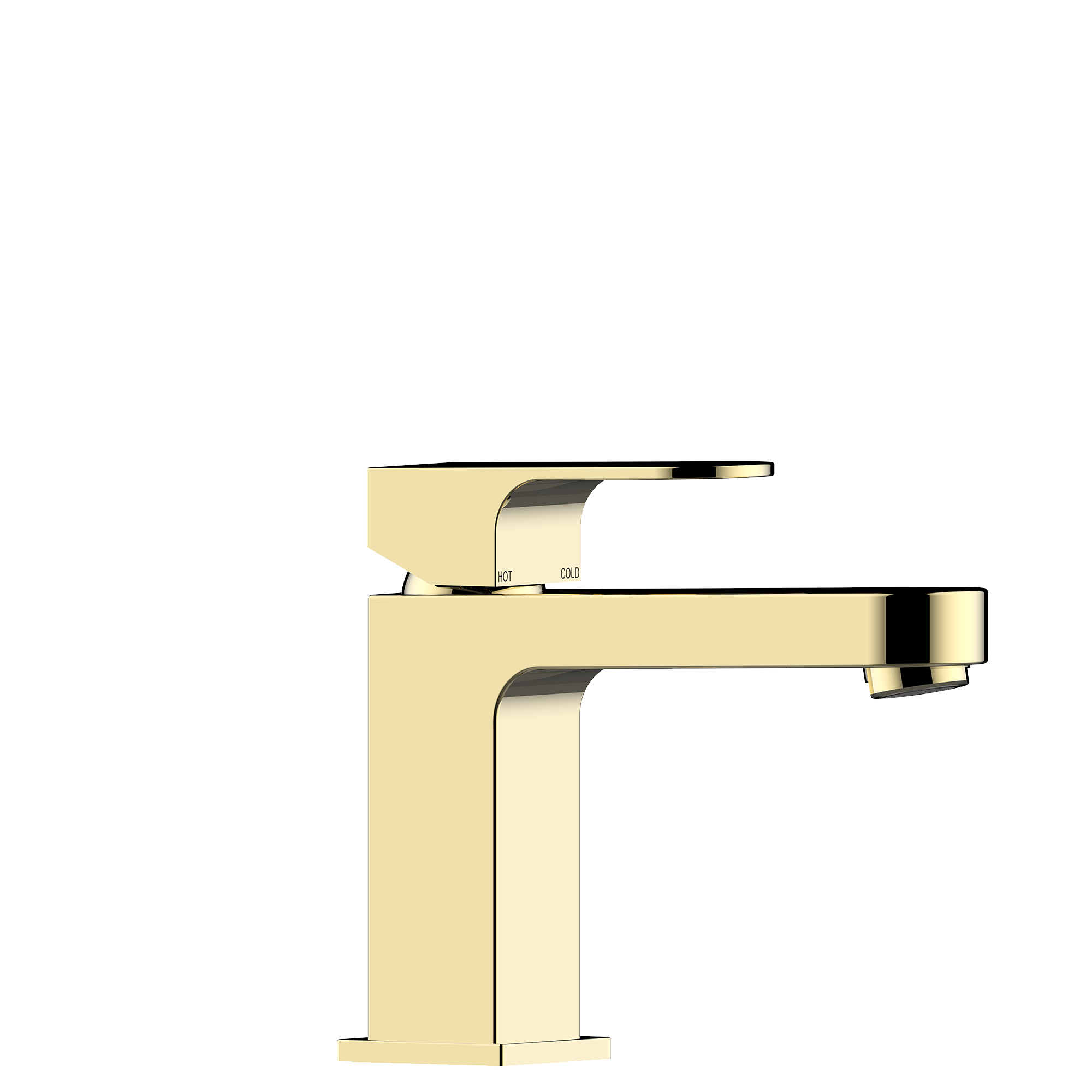 Однорычажный смеситель для раковины BOSSINI GILLO Z00704.021 с донным клапаном, цвет Золото