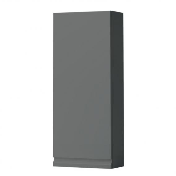 Средний шкаф-пенал подвесной Laufen  Pro   4.8311.3.095.480.1 высота 850 см, дверь левая, цвет графит