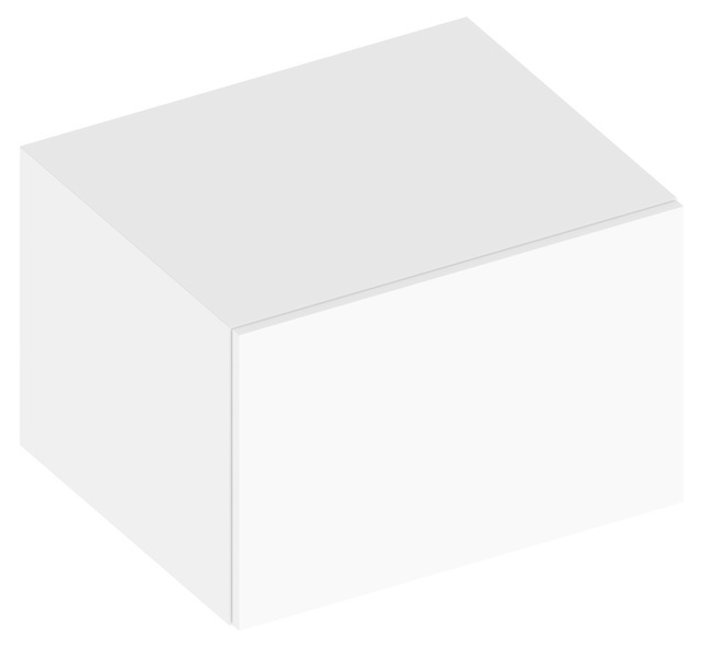 Боковая тумба Keuco Edition 90 39025 380000 600 x400x485 мм 1 ящик корпус и фасад текстурный лак белый