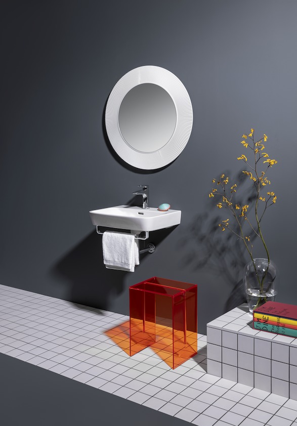 Табурет для ванной комнаты Kartell by Laufen   3.8933.0.082.000.1 пластик оранжевый