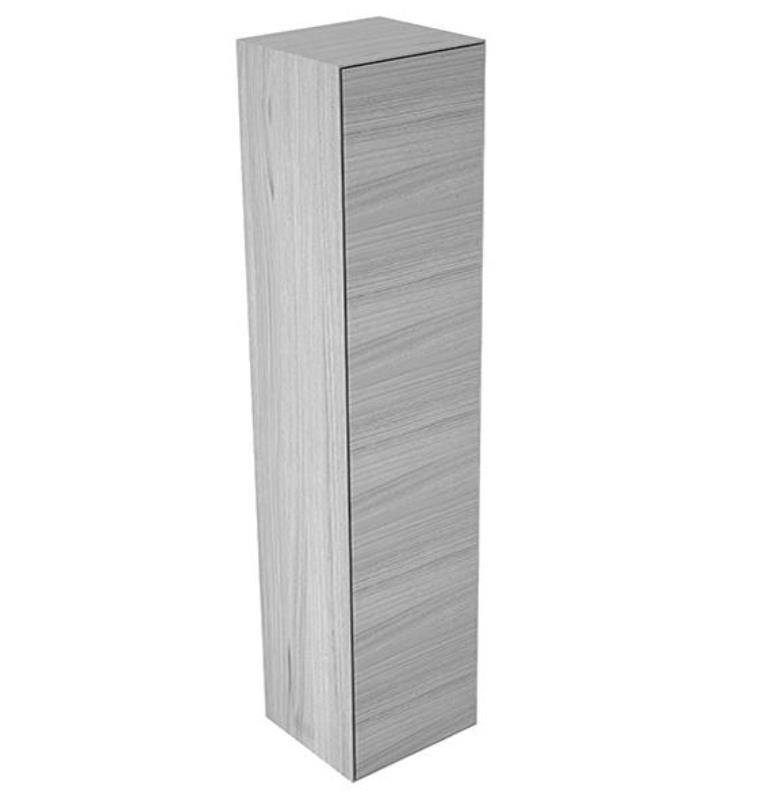 Высокий шкаф-пенал Keuco Edition Lignatur 33330 700002 400x1750x370 мм 1 дверь петли справа фасад дуб, корпус дуб