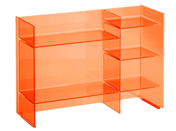 Стеллаж для ванной комнаты Kartell by Laufen   3.8933.1.082.000.1   пластик, оранжевый