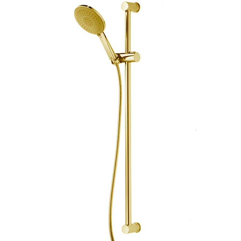 Душевой комплект BOSSINI MIXA/3 D04065P.021 со штангой, ручным душем, держателем и шлангом, золото