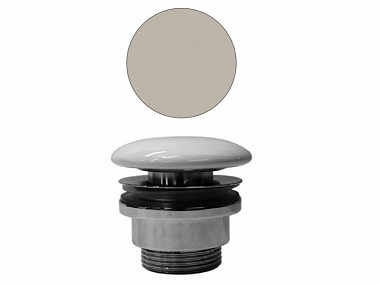GSI Донный клапан с открытым сливом, для раковин без перелива, с керамической крышкой, цвет матовый Creta